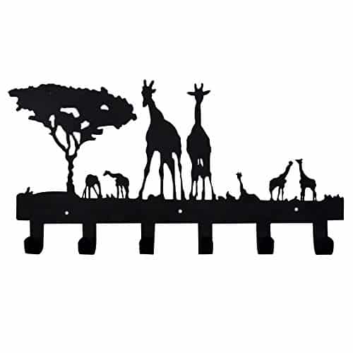 decorative hook rack