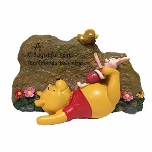 decorative pooh garden rock