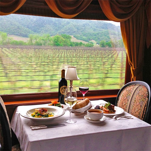 lunch in train