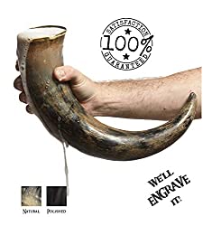 drinking horn with stand