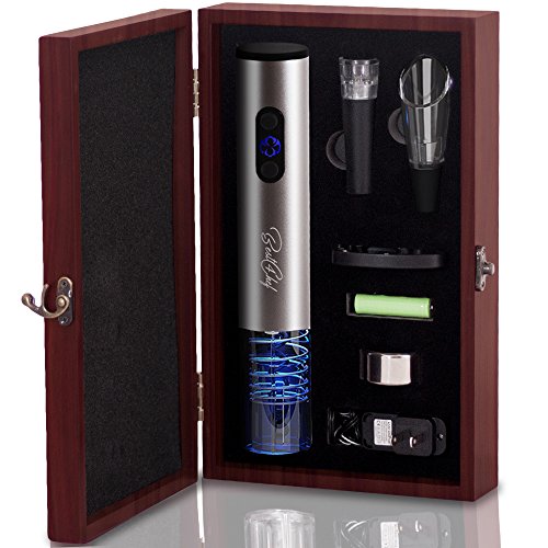 electric wine opener set