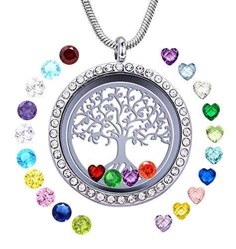 family tree floating charm