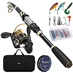 fishing rod and reel combo set