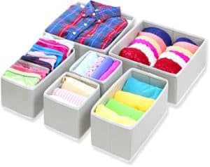 foldable cloth storage bins set