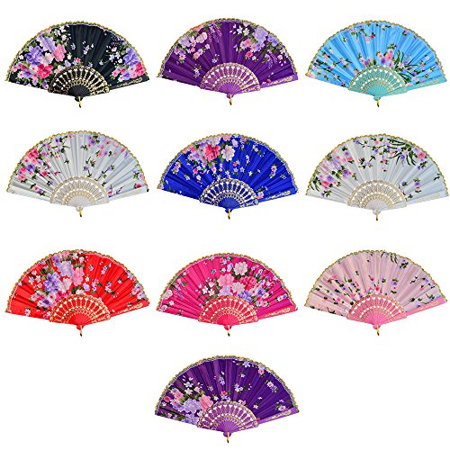 folding hand fans