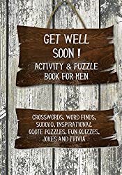 get well soon activity and puzzle book