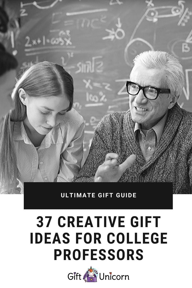 37 gifts for college professors pin image
