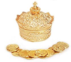 gold crown wedding with 13 coins set