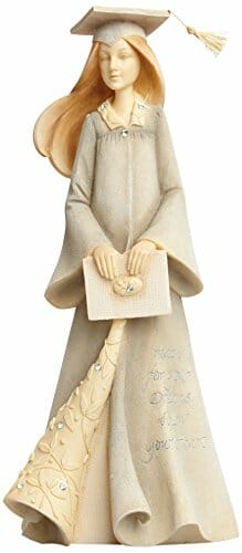 graduation girl figurine
