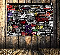 heavy metal art canvas