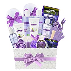 jasmine lavender bath gift baskeet