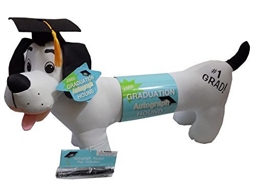 jumbo graduation pup plush 