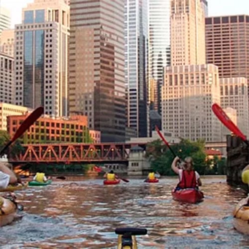 kayak tour for Chicago