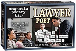 lawyer magnetic poetry kit