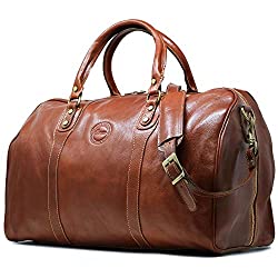 leather travel bag