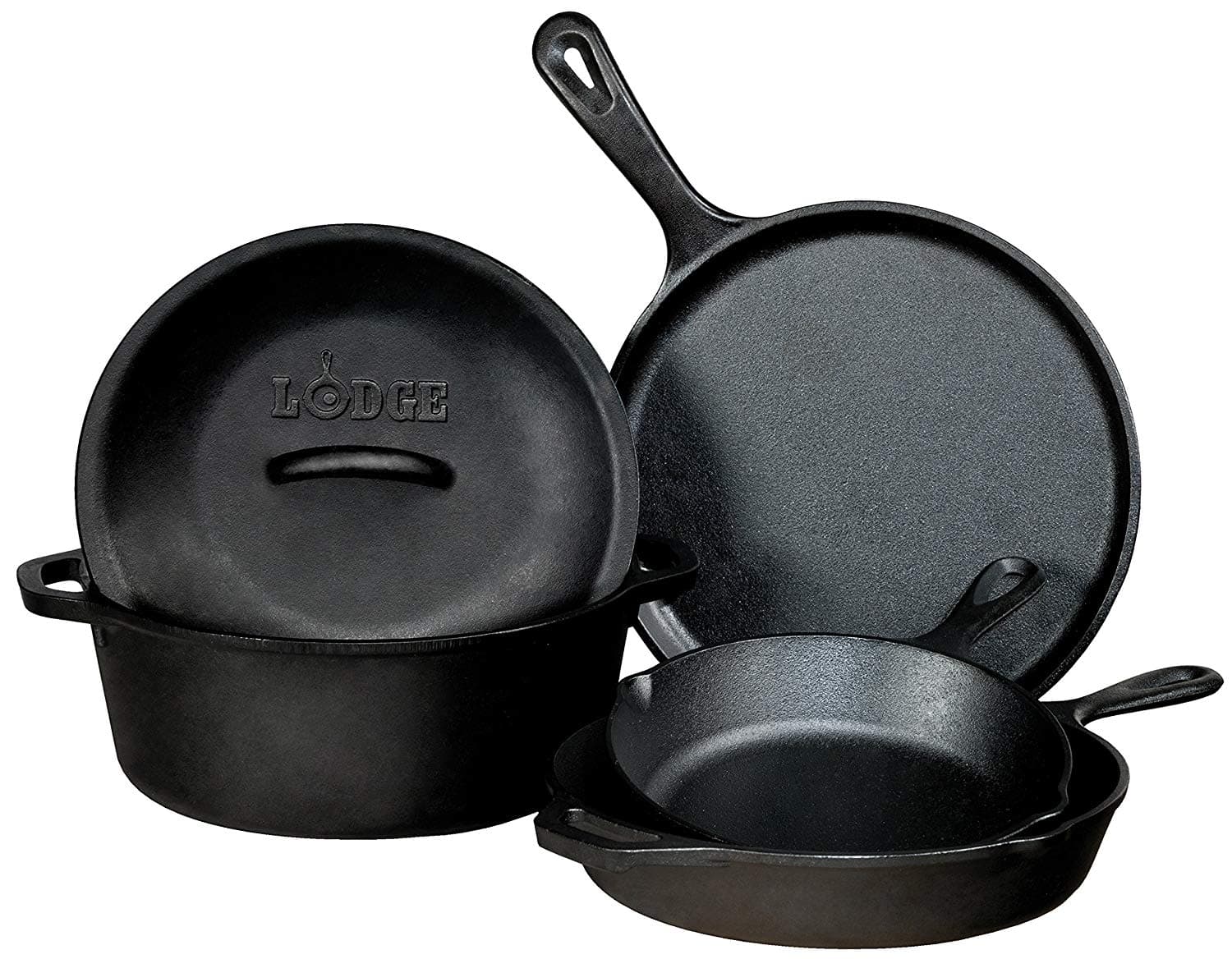 lodge seasoned cast iron bundle