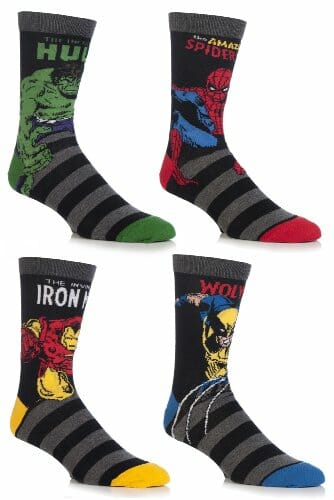 marvel superheroes socks