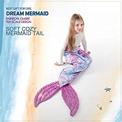 mermaid tail blanket