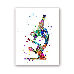 microscope wall art