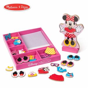 minnie mouse magnetic dress up play set