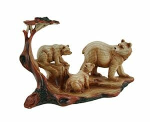 mother's birthday gift bear and cub statue