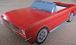 mustang carboard cars food dish snack