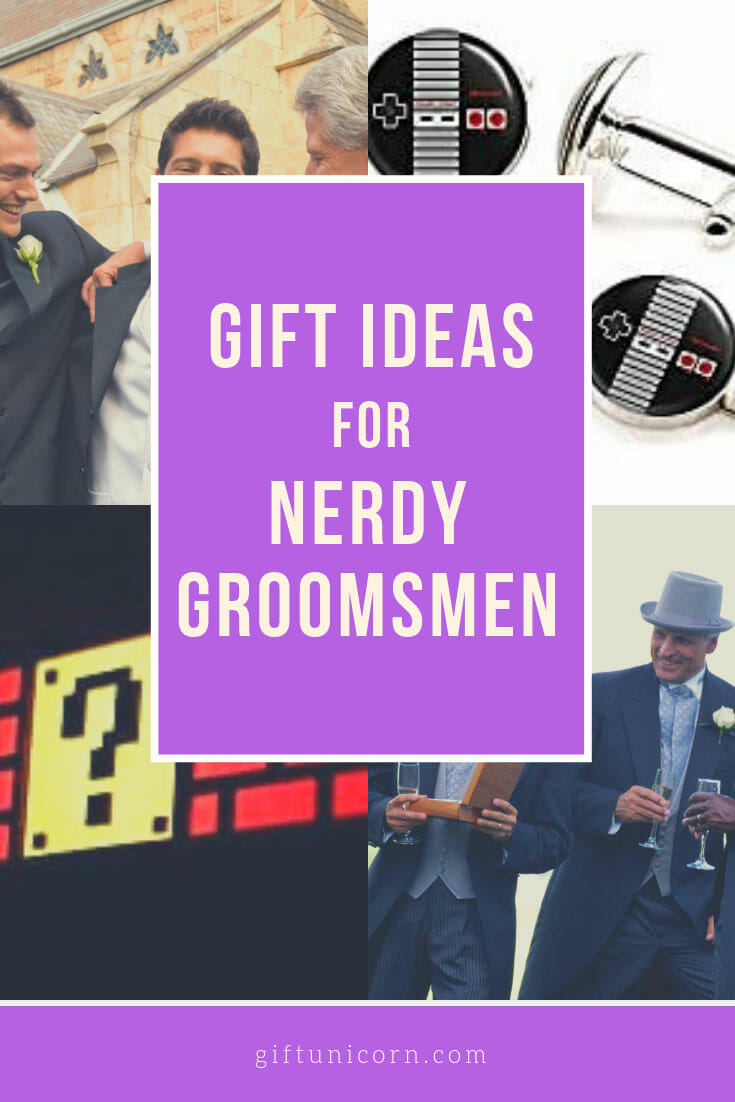 nerdy groomsmen gifts