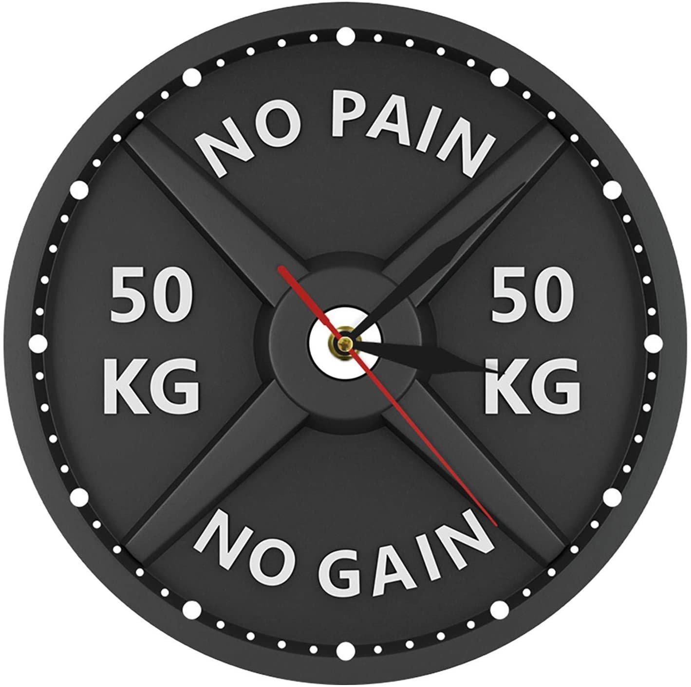 no pain no gain wall clock