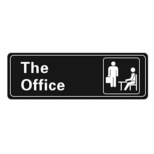 office self adhesive sign