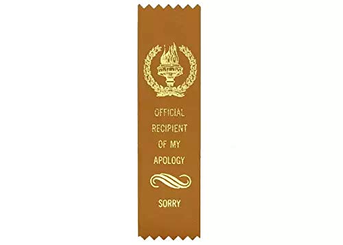 official recipient of my apology