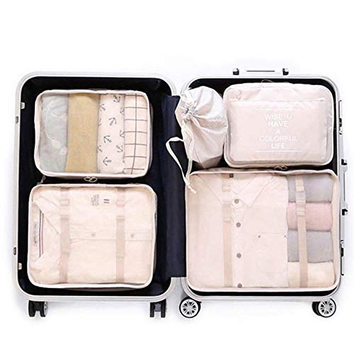 packing cubes with shoe bag
