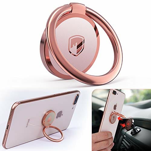 rose gold phone clip