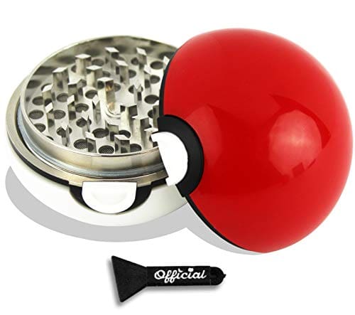 pokeball herb grinder