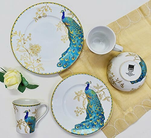 porcelain bird plates