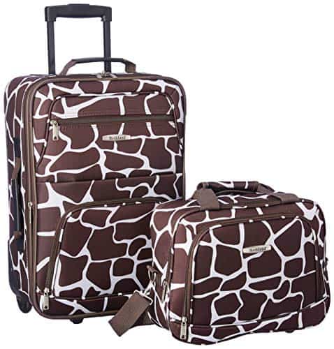 printed luggage set
