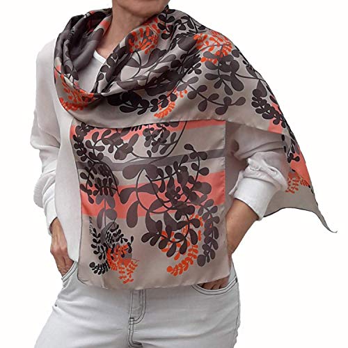 printed silk scarf