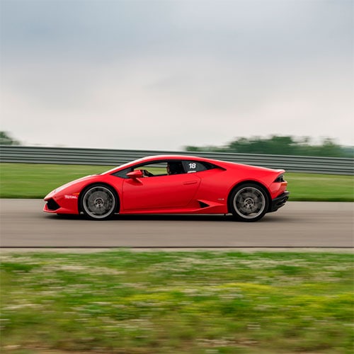 race a lamborghini