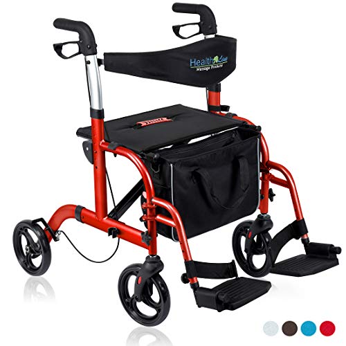 rollator transport chair