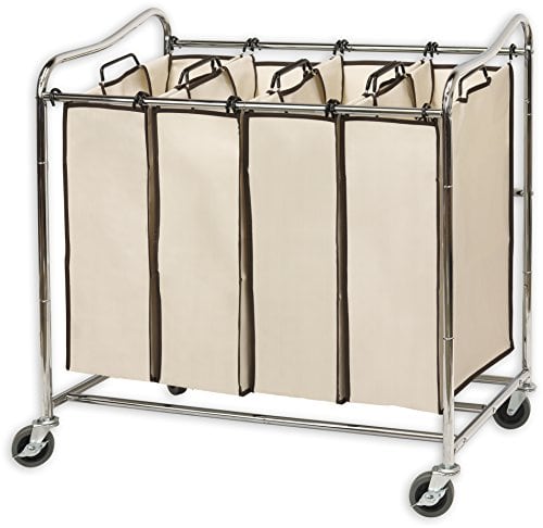 rolling laundry sorter cart