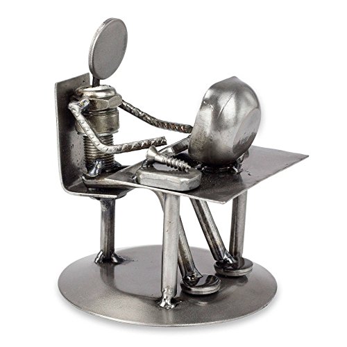 rustic iron statuette