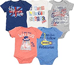 set of 5 bodysuits