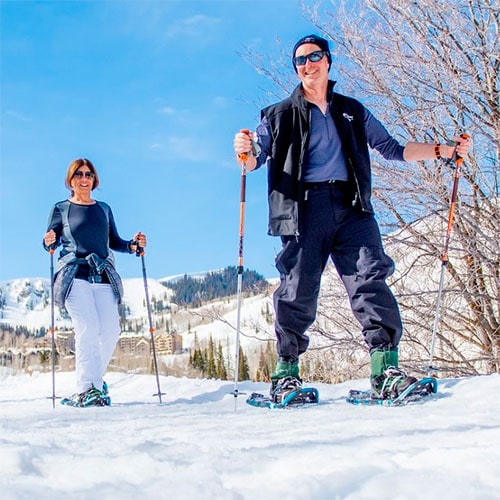 snowshoeing tour