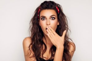 surprised woman
