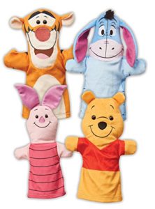 the pooh hand puppets