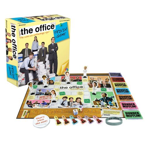 the trivia office game board