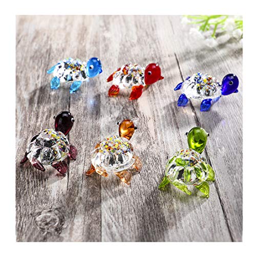 tiny turtle hand glass ornaments