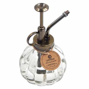 glass watering spray bottle