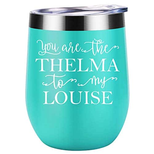 tumbler that says you are the thelma to my louise