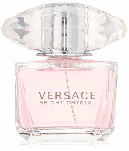 bottle of versace perfume
