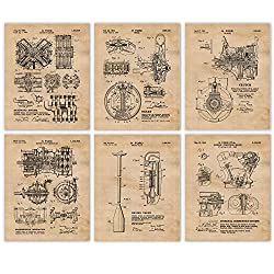 vintage ford engine components prints